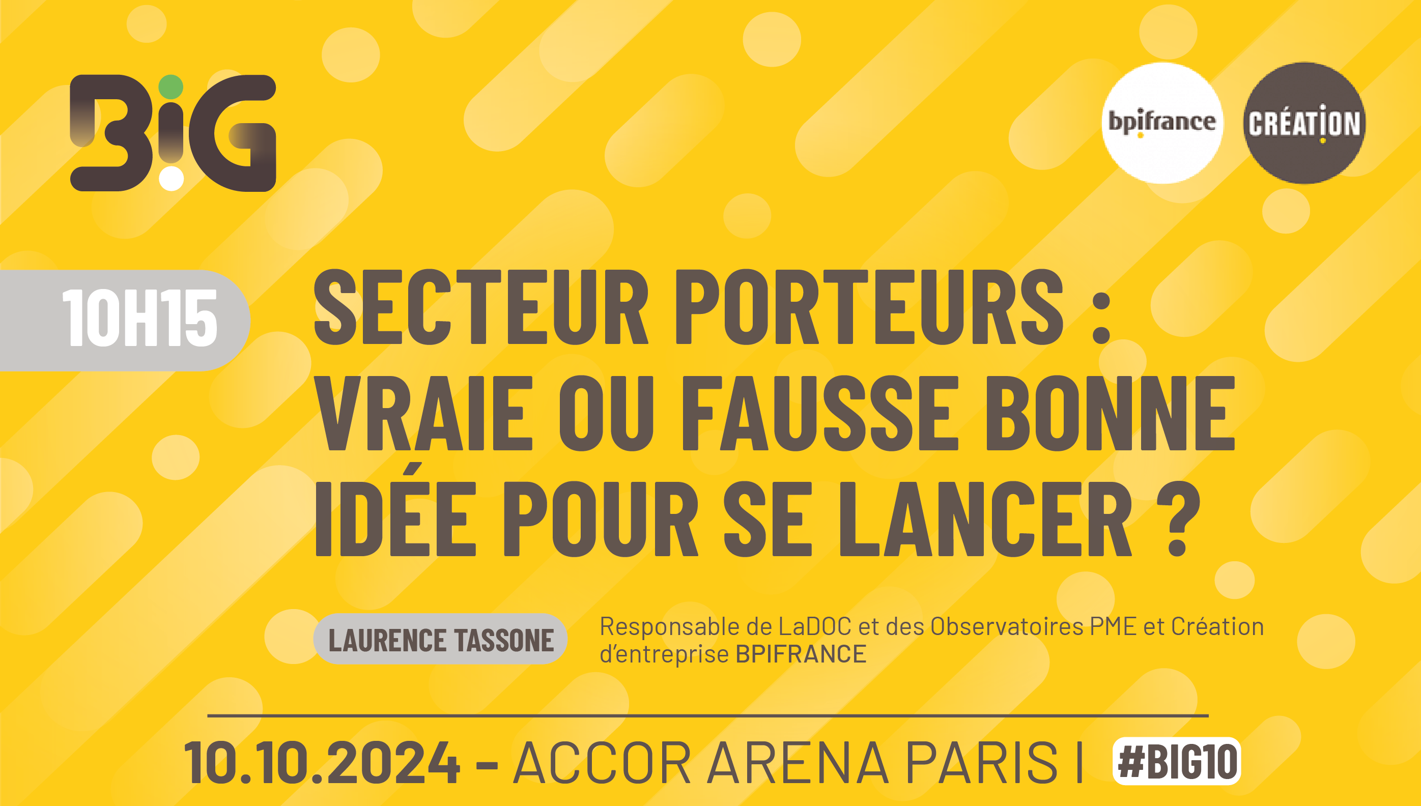 Masterclass Big 2024 Secteurs porteurs Bpifrance Creation