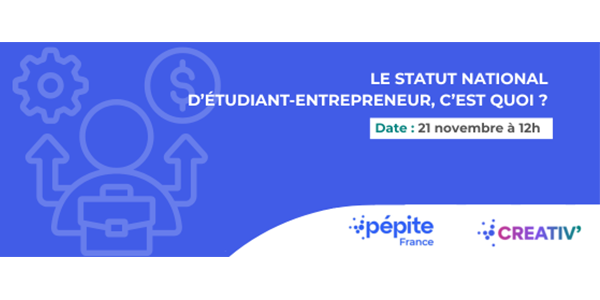 Webinaire "Réussir sa création d'entreprise : les outils indispensables pour se lancer"