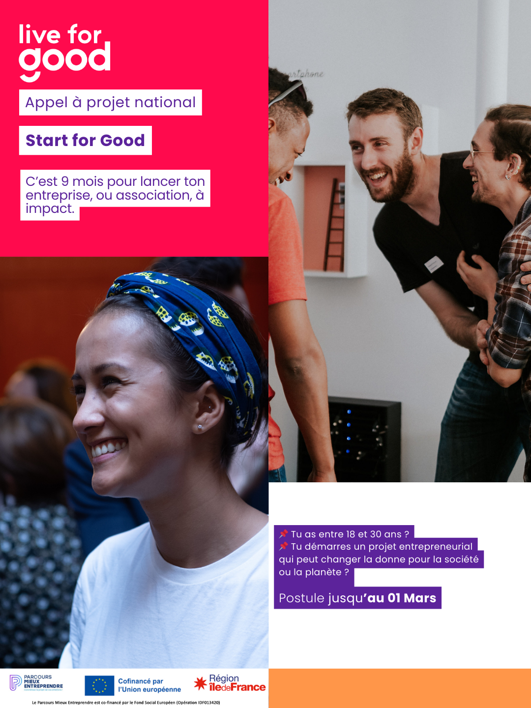 Appel à projets Live for Good