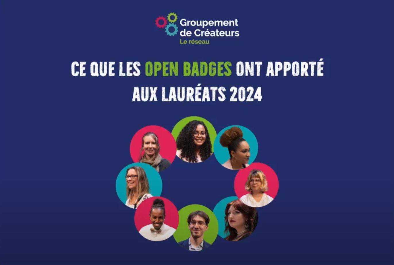 L'Open badge vu par les jeunes lauréats du concours 2024 des Groupements de créateurs