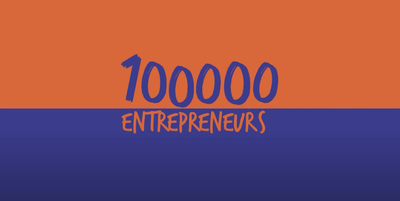 L'association 100 000 entrepreneurs présentée par ses partenaires