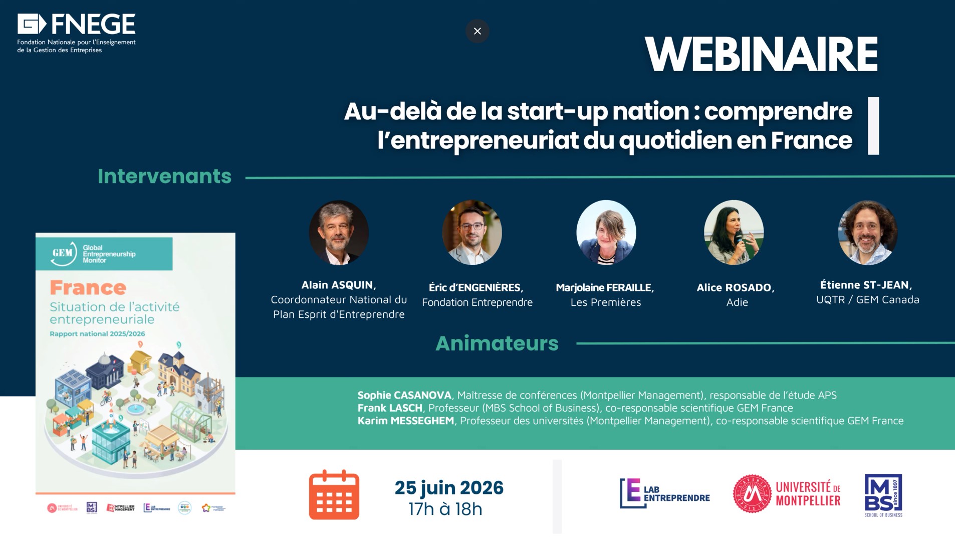 [Replay] Au-delà de la start-up nation : comprendre l’entrepreneuriat du quotidien en France