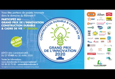 Grand Prix de l’Innovation Construction Durable et Cadre de vie 