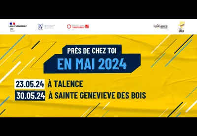 Tournée Entrepreneuriat Quartiers 2030 : les rendez-vous du mois de mai !
