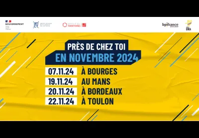 Entrepreneuriat Quartiers 2030 rdv novembre 2024