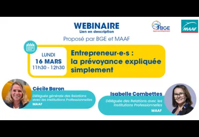 webinaire BGE MAAF