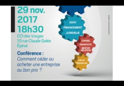 Logo : Conférence : Comment céder ou acheter une entreprise au bon prix ?