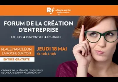 Logo : Forum de la création d'entreprise - La Roche-sur-Yon