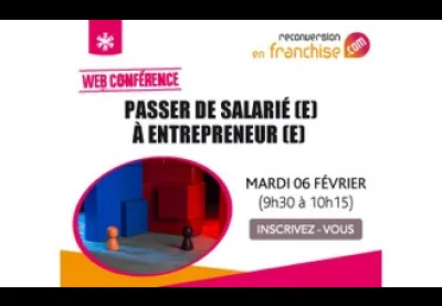 Logo : Web conférence - Passer de salarié (e) à entrepreneur (e)