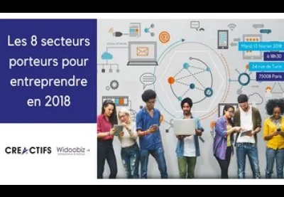 Logo : Les 8 secteurs porteurs pour entreprendre en 2018