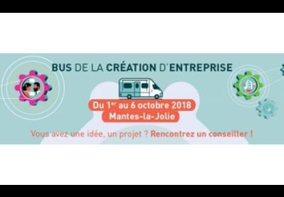 Logo : Bus de la création d'entreprise à Mantes-la-Jolie