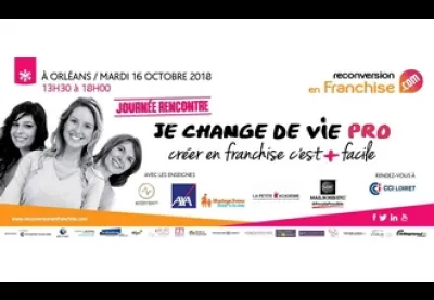 Logo : Je change de vie pro, créer en franchise c'est + facile