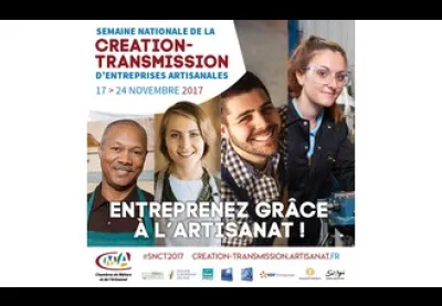 Logo : Semaine nationale de la création-transmission d'entreprises artisanales