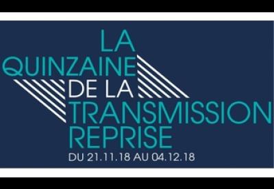 Logo : Quinzaine de la transmission-reprise