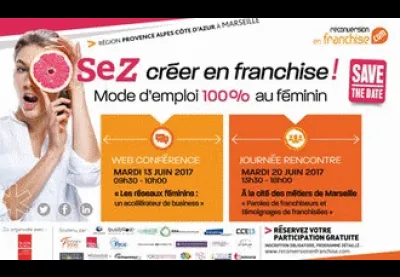 Logo : Journée rencontre - Osez créer en franchise ! Mode d'emploi 100 % au féminin