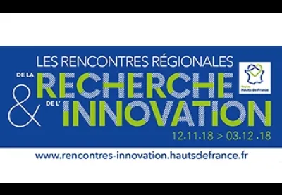 Logo : Les rencontres de la recherche et de l'innovation en Hauts-de-France