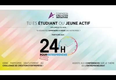 Logo : 24h pour entreprendre - 3ème édition