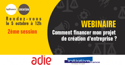 Webinaire 2 - Comment financer mon projet de création d'entreprise ?