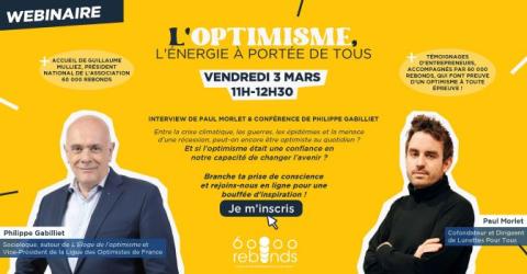 Webinaire : "L'optimisme, l'énergie à portée de tous !"