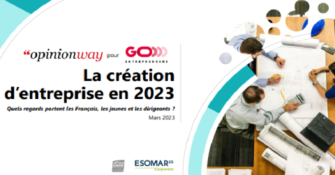 La création d'entreprise en 2023 - Sondage Opinionway