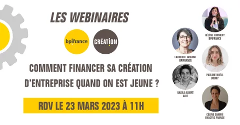 Webinaire - Comment financer sa création d'entreprise quand on est jeune ?