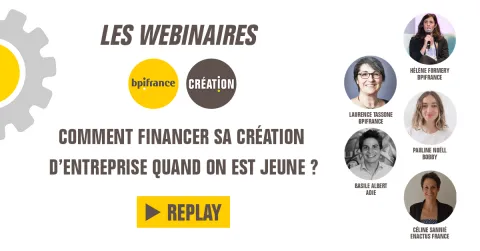 Replay webinaire - Comment financer sa création d'entreprise quand on est jeune ?