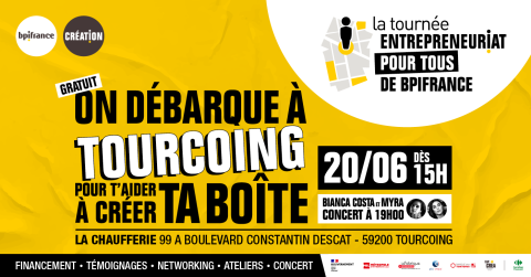 La Tournée Entrepreneuriat pour Tous à Tourcoing