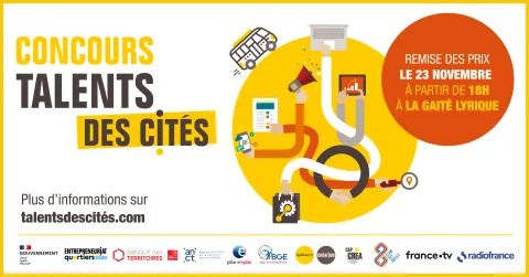 Cérémonie de remise des prix Talents des Cités 2023