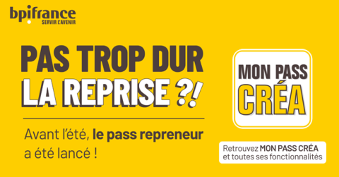 Lancement de Mon Pass Créa à destination des repreneurs d'entreprise