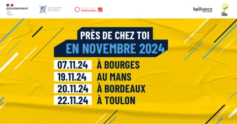 Entrepreneuriat Quartiers 2030 rdv novembre 2024