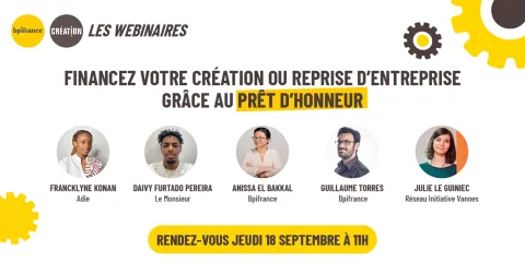 financer entreprise pret d'honneur