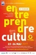 Affiche Forum entreprendre dans la culture 2017