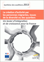 Couverture de l'ouvrage : La création d'activité par les personnes migrantes, issues de la diversité ou des quartiers