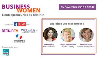 Live Facebook Business Women - Exploitez vos ressources 