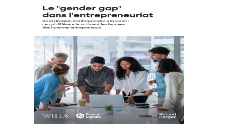 Le gender gap dans l'entrepreneuriat