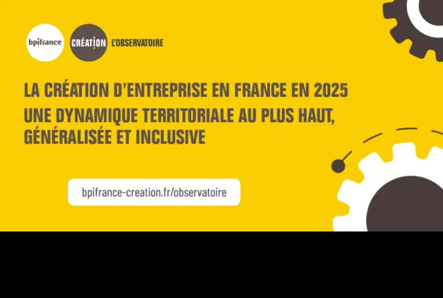 La création d'entreprise en France en 2025