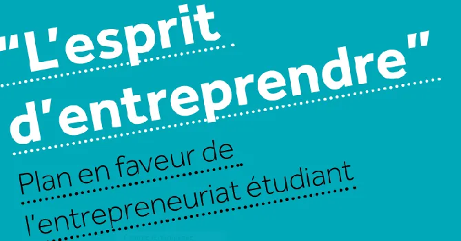 plan en faveur de l'entrepreneuriat étudiant