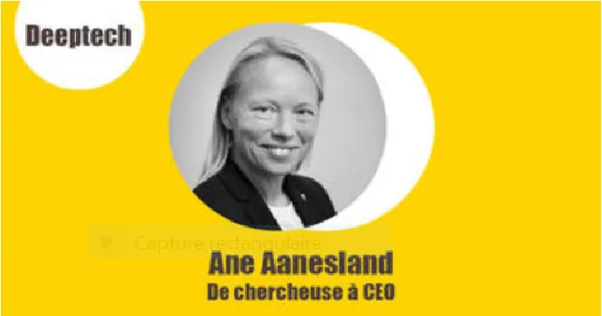 Portrait d'une chercheuse devenue entrepreneure