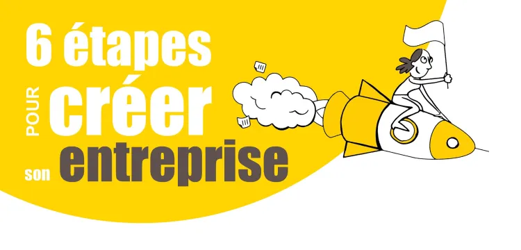 créer son entreprise en 6 étapes