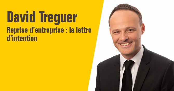 Reprise d'entreprise : la lettre d'intention