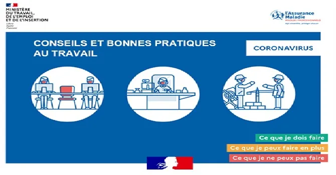  Covid-19 : Conseils et bonnes pratiques au travail