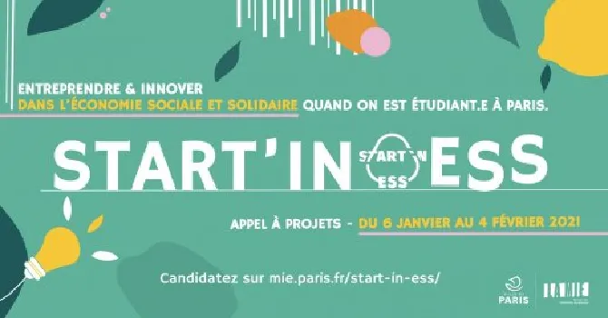 Appel à projets Start'in ESS