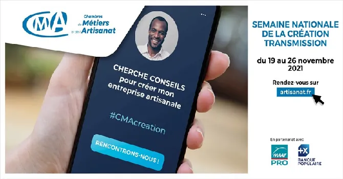 Semaine nationale de la création et transmission d'entreprise