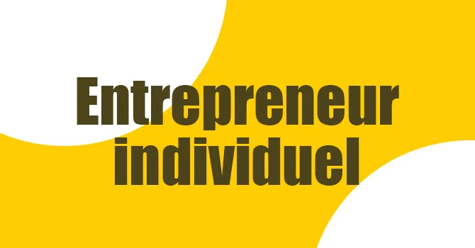 Entrepreneur individuel 