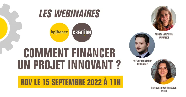 Webinaire : comment financer un projet innovant ?