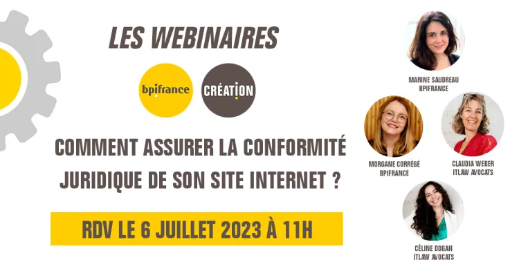 Webinaire - Comment assurer la conformité juridique de son site internet ?
