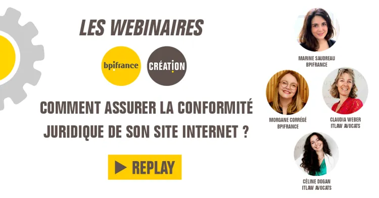 Replay webinaire - Comment assurer la conformité juridique de son site internet ?