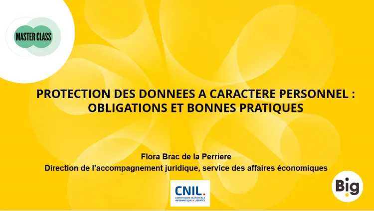 Protection des données personnelles : obligations et bonnes pratiques 