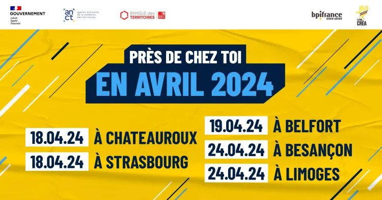 La Tournée Entrepreneuriat Quartiers 2030 repart !