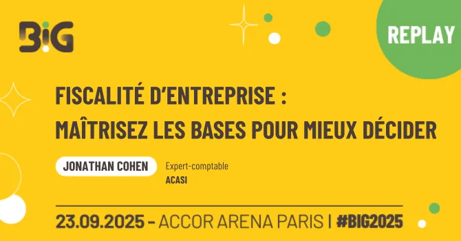 fiscalité d'entreprise replay